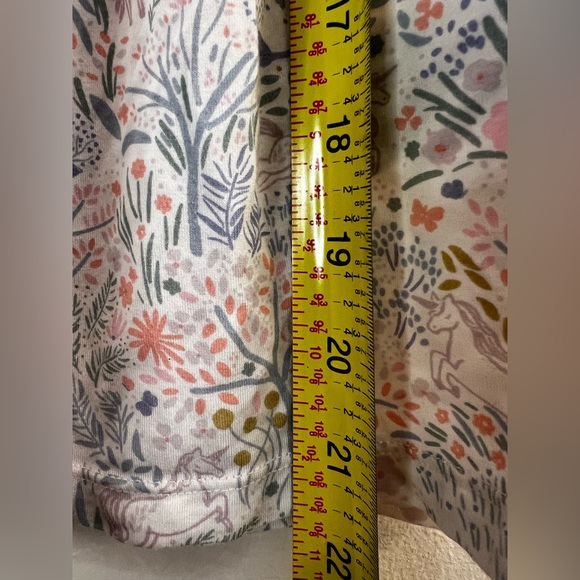 Magnetic Me girls unicorn floral forest print long sleeve dress 4t - Picture 4 of 5